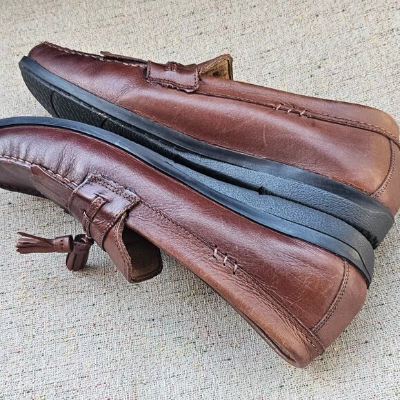 Dockers Men Brown Leather Upper Slip On Moccasin Shoes Size 9M main image 10